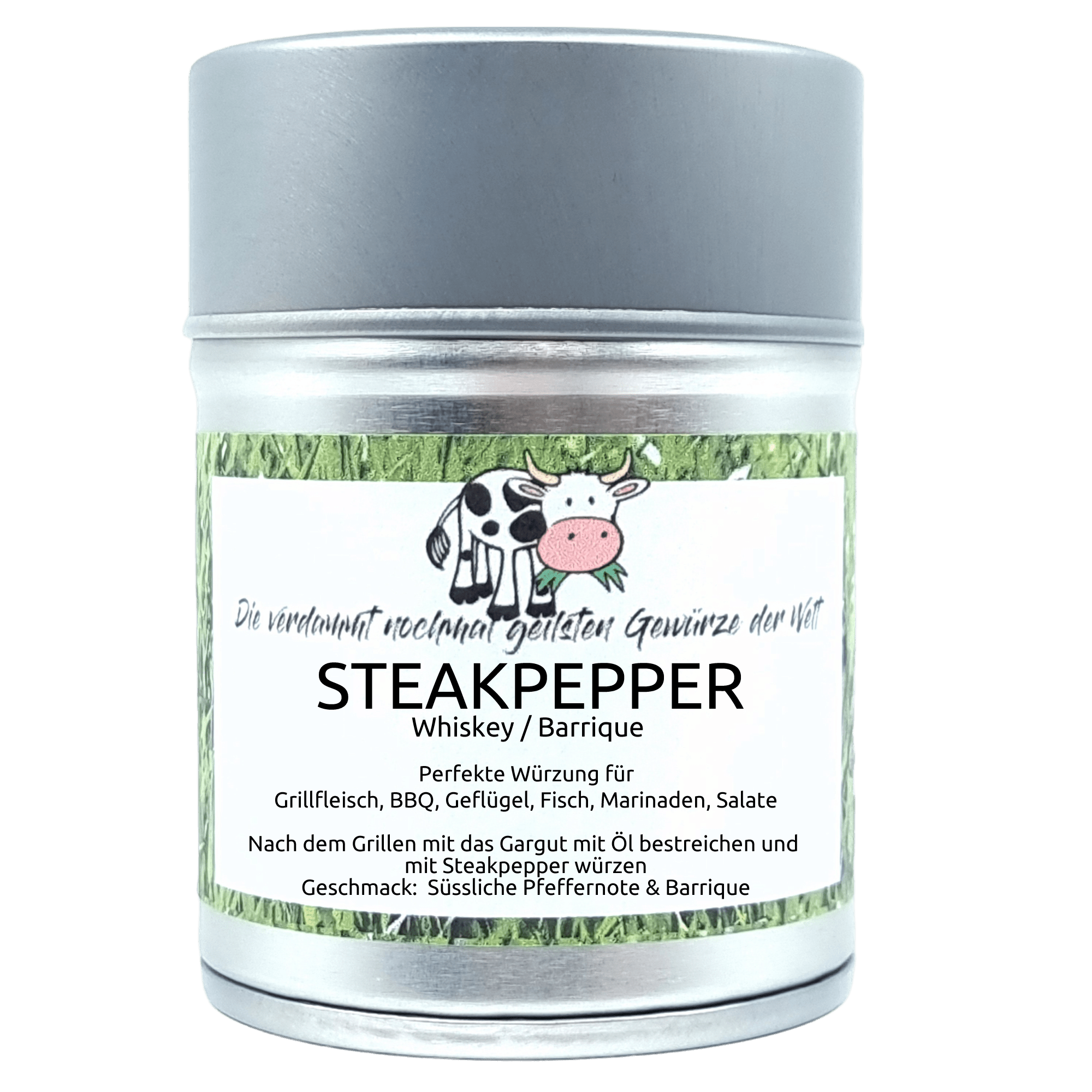 Steakpepper Whiskey / Barrique Gewürzstreuer