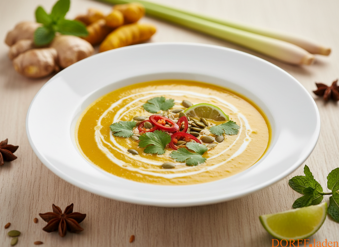 Dorff’s Geheime Rezepte: Exotische Kürbiskremesuppe