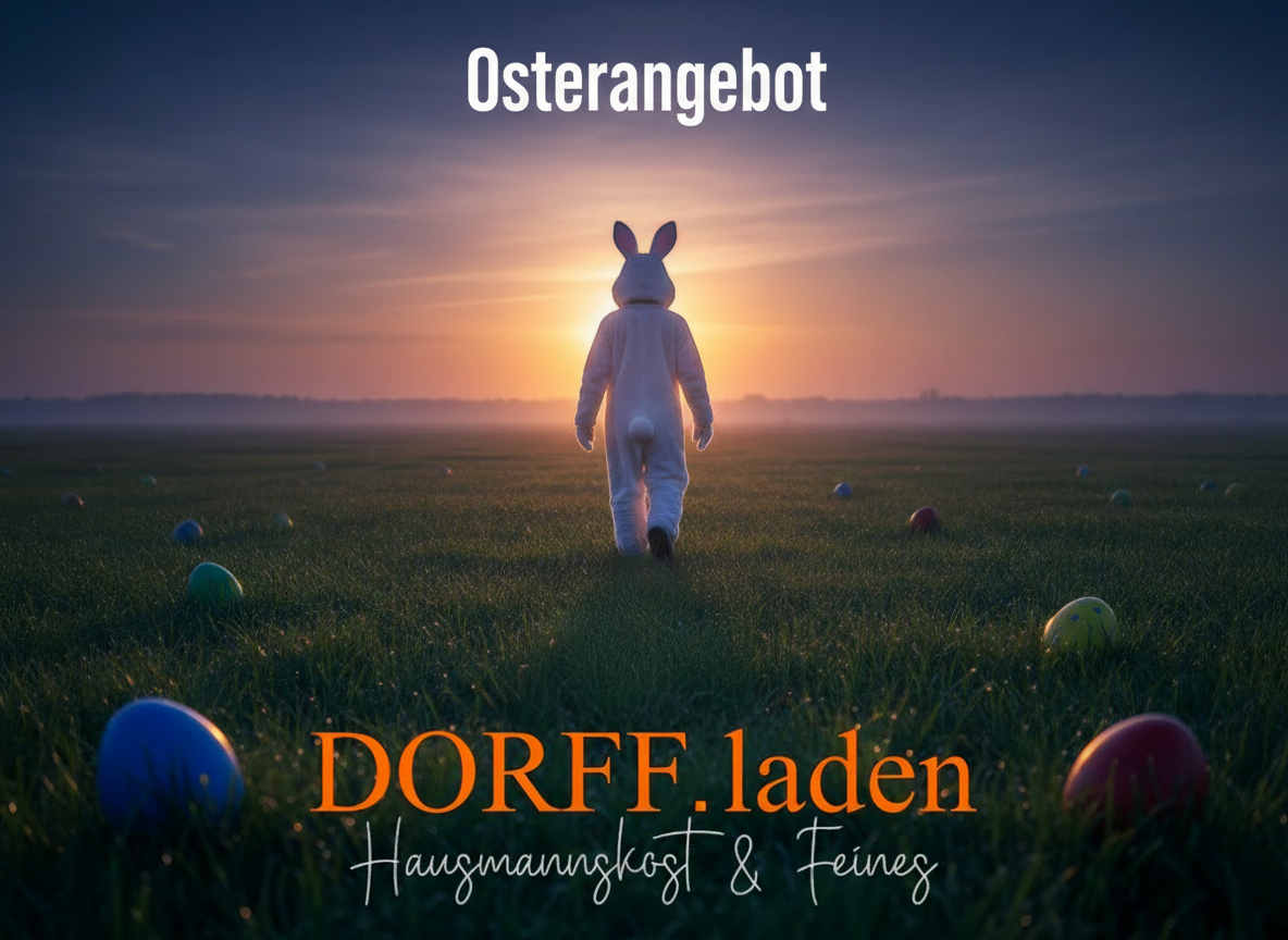 Osteraktion im Dorffladen: Gläser hamstern, Feiertage genießen