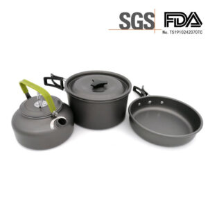 Ultra-light Aluminum Alloy Camping Cookware Utensils Outdoor Cooking Teapot