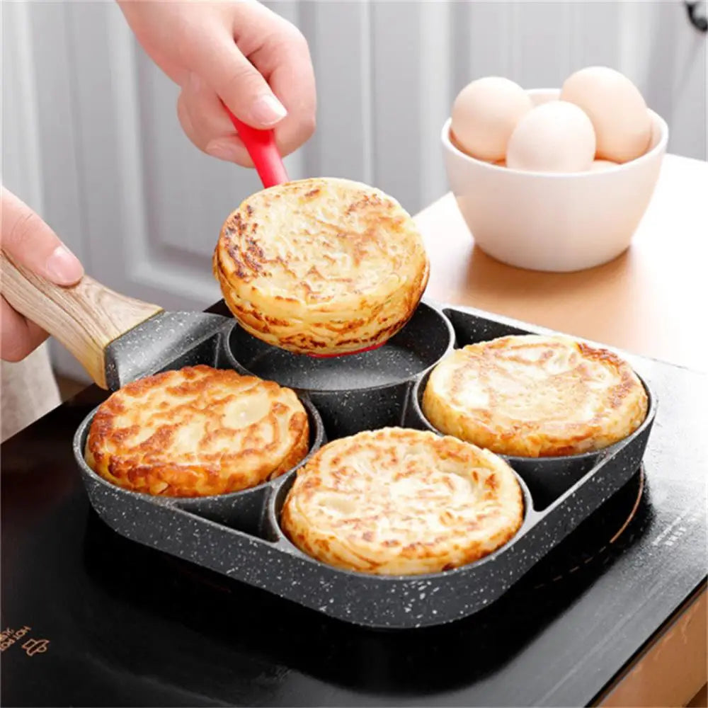 Nonstick Egg Omelette Pan for Induction Cooking (4-Hole) – Bild 2