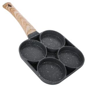 Nonstick Egg Omelette Pan for Induction Cooking (4-Hole)