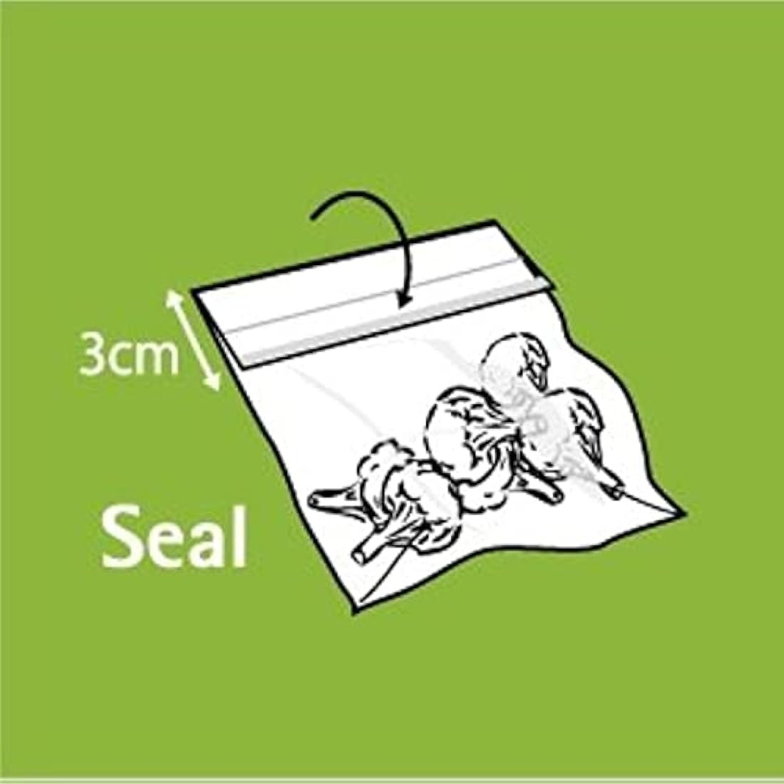 quickasteam microwave cooking bags MEDIUM size 30 pack – Bild 4