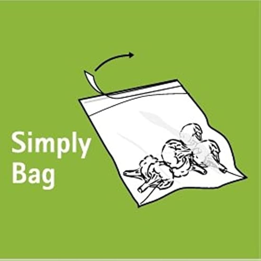 quickasteam microwave cooking bags MEDIUM size 30 pack – Bild 3