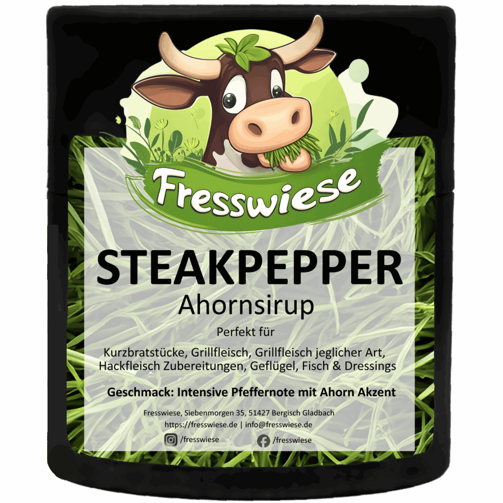 Steakpepper mit Ahornsirup