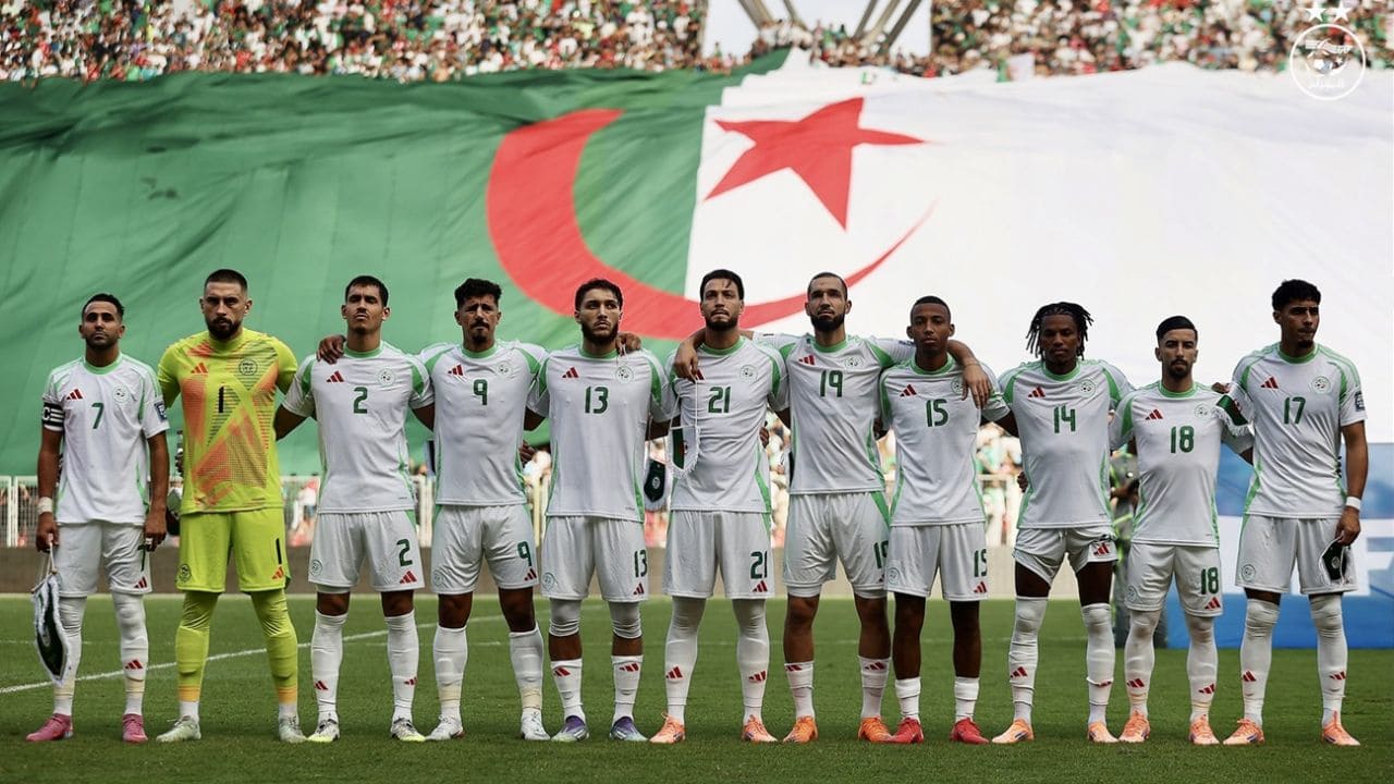 Teamfoto für Algeria