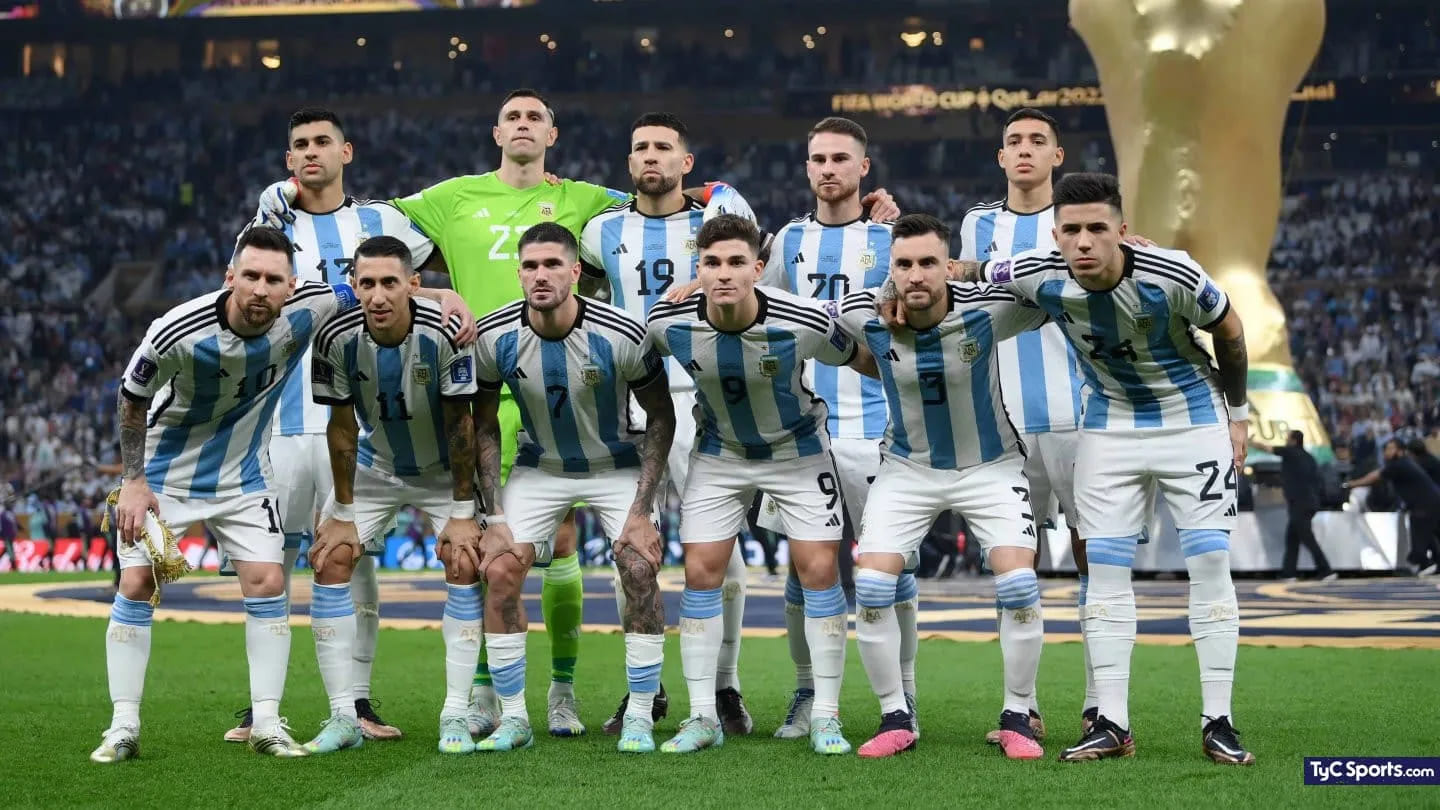 Teamfoto für Argentina