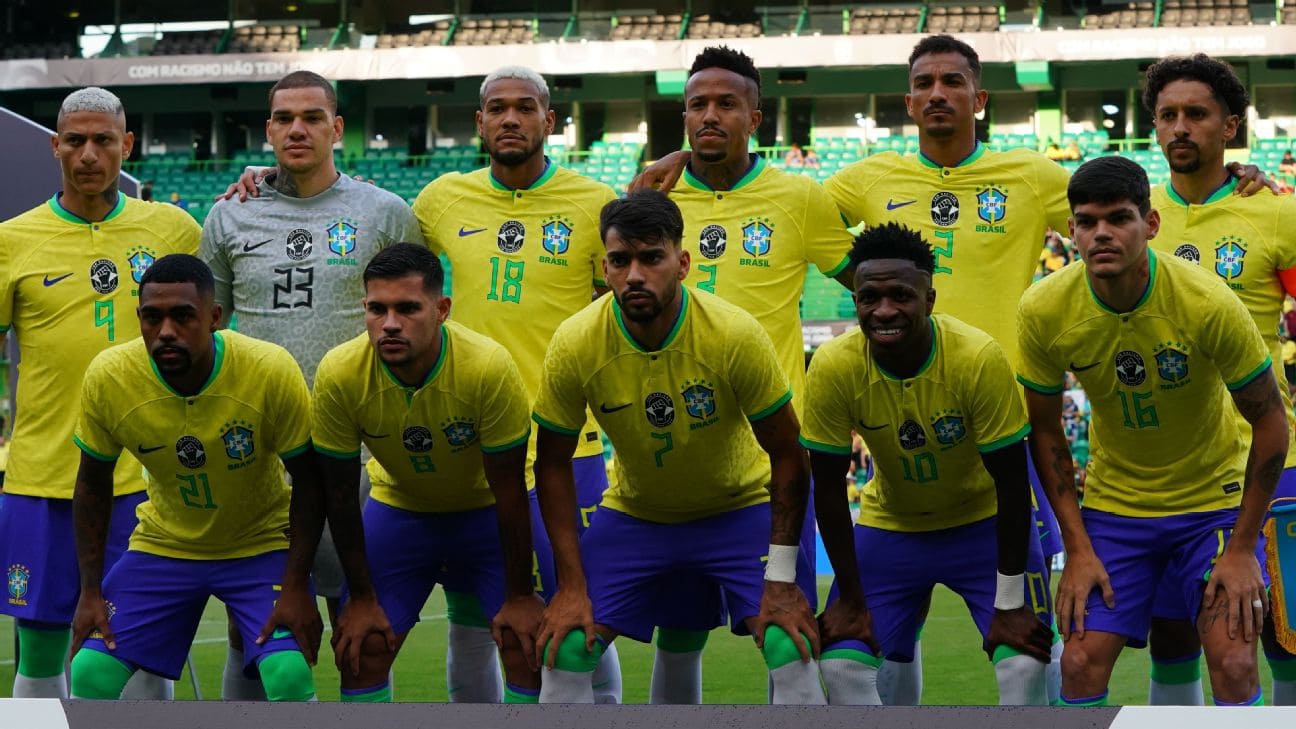 Teamfoto für Brazil