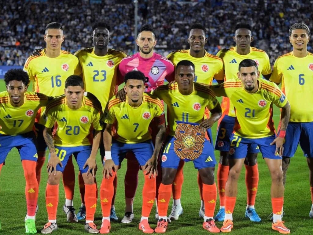 Teamfoto für Colombia