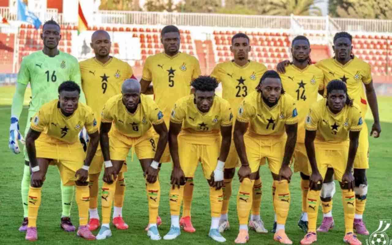 Teamfoto für Ghana