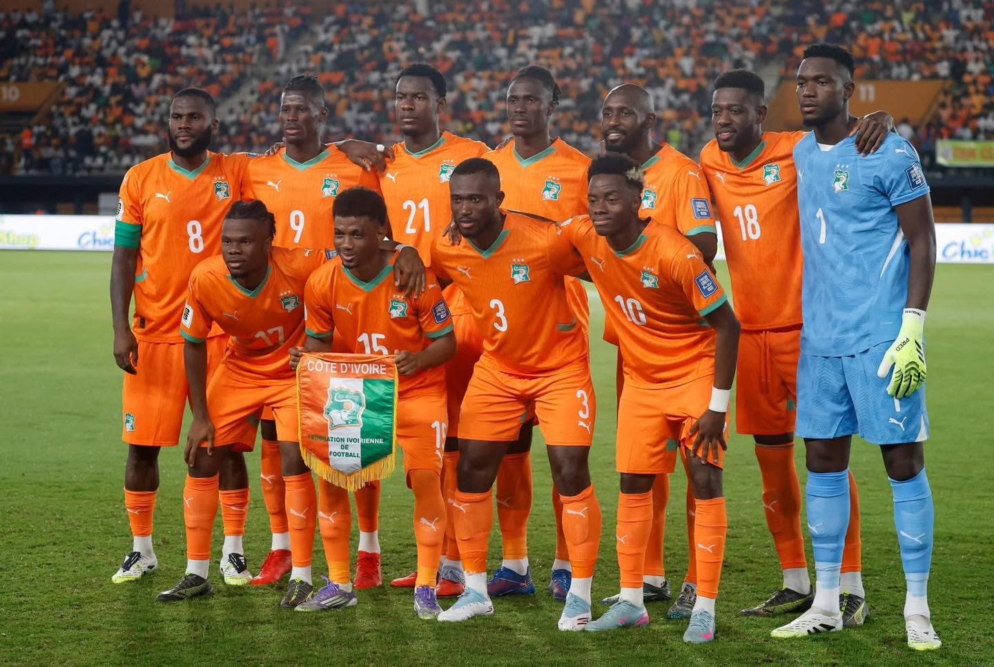 Teamfoto für Ivory Coast