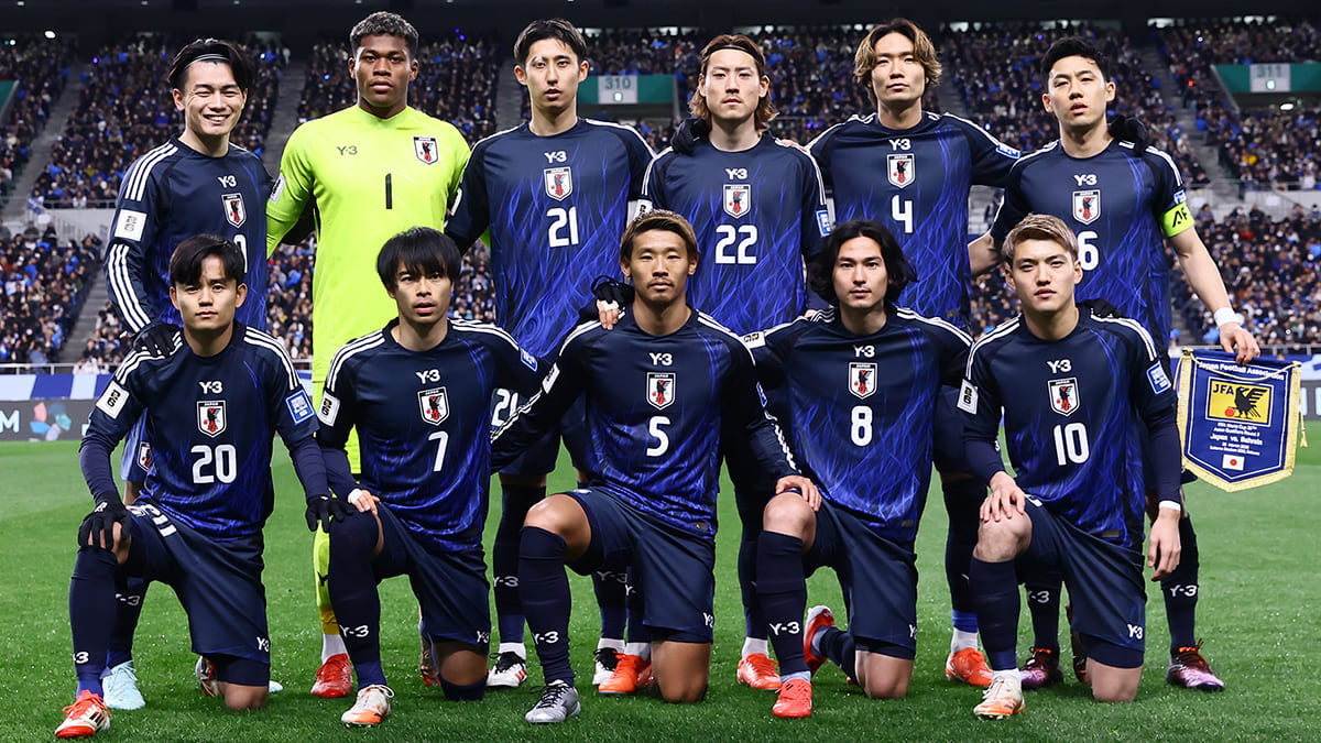 Teamfoto für Japan