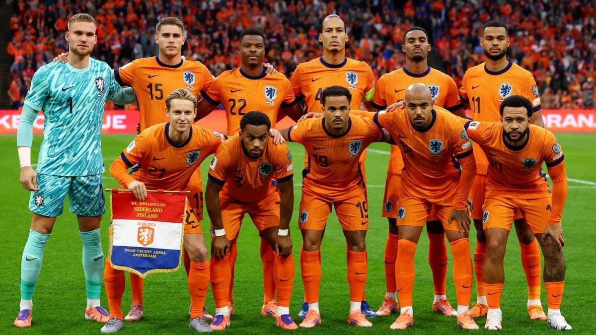 Teamfoto für Netherlands