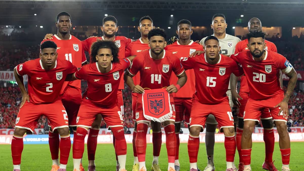 Teamfoto für Panama