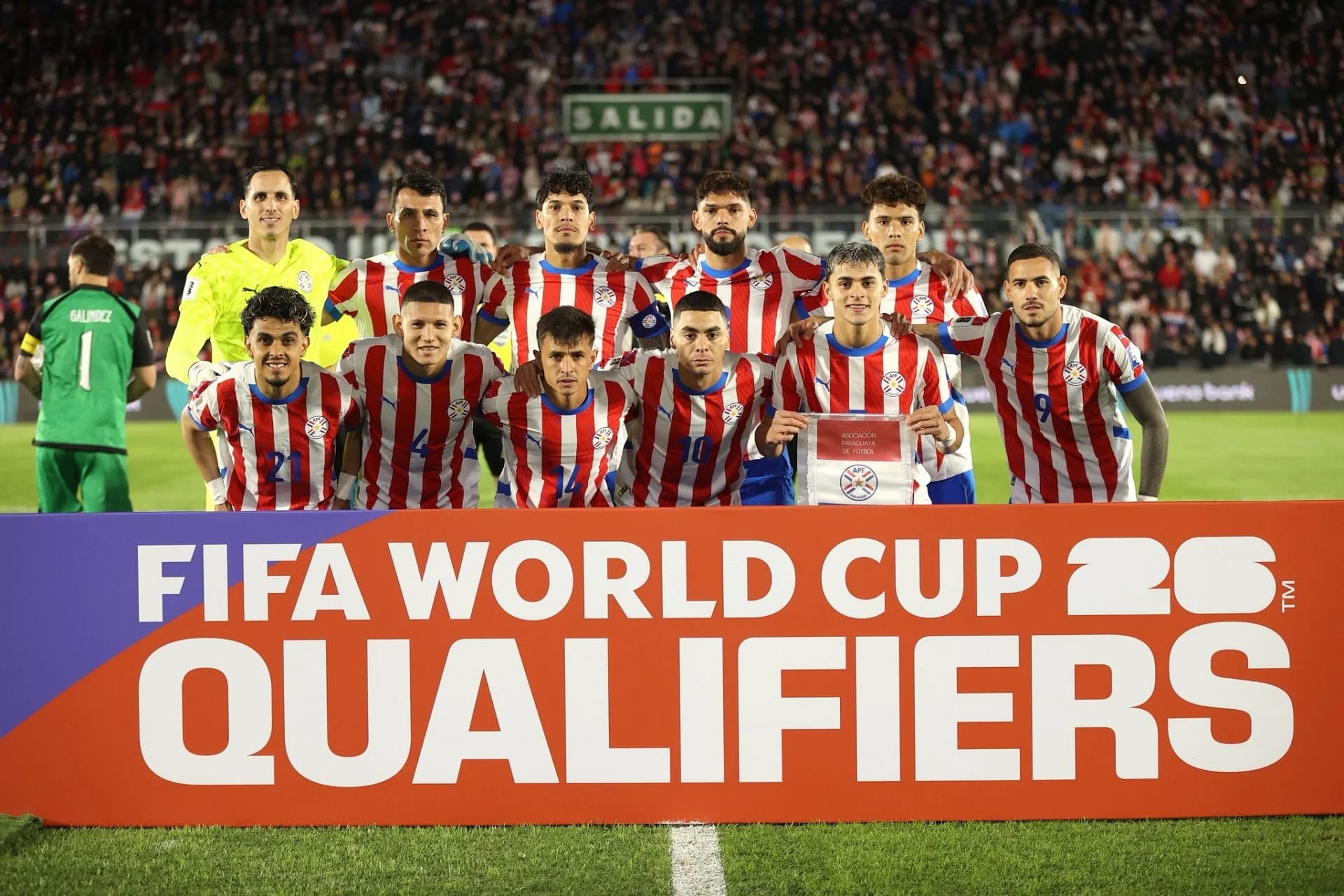 Teamfoto für Paraguay