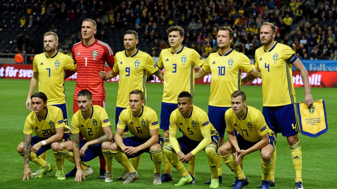 Teamfoto für Sweden