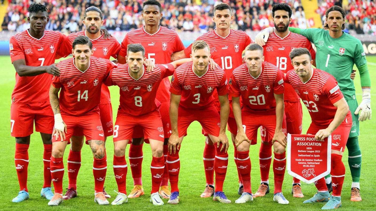 Teamfoto für Switzerland