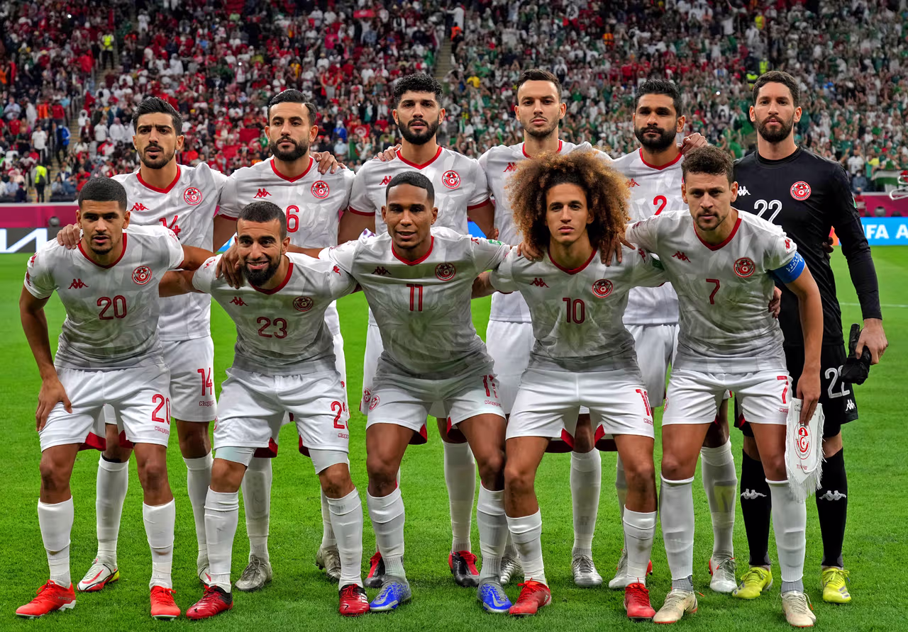 Teamfoto für Tunisia